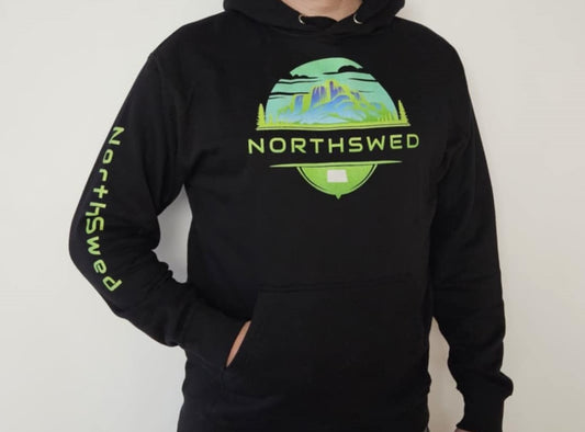 Hoodie Premium unisex NS mountain Green woods