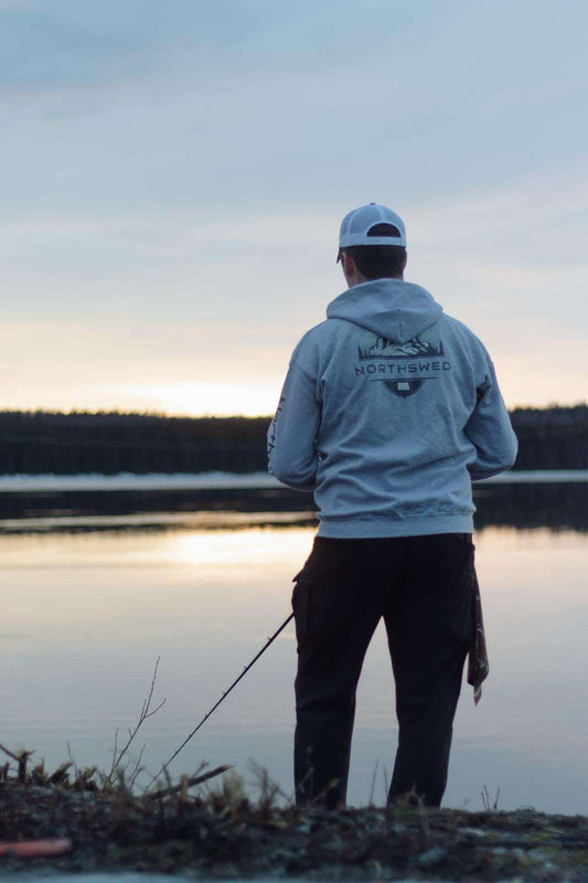 Hoodie med dragkedja unisex NS mountain