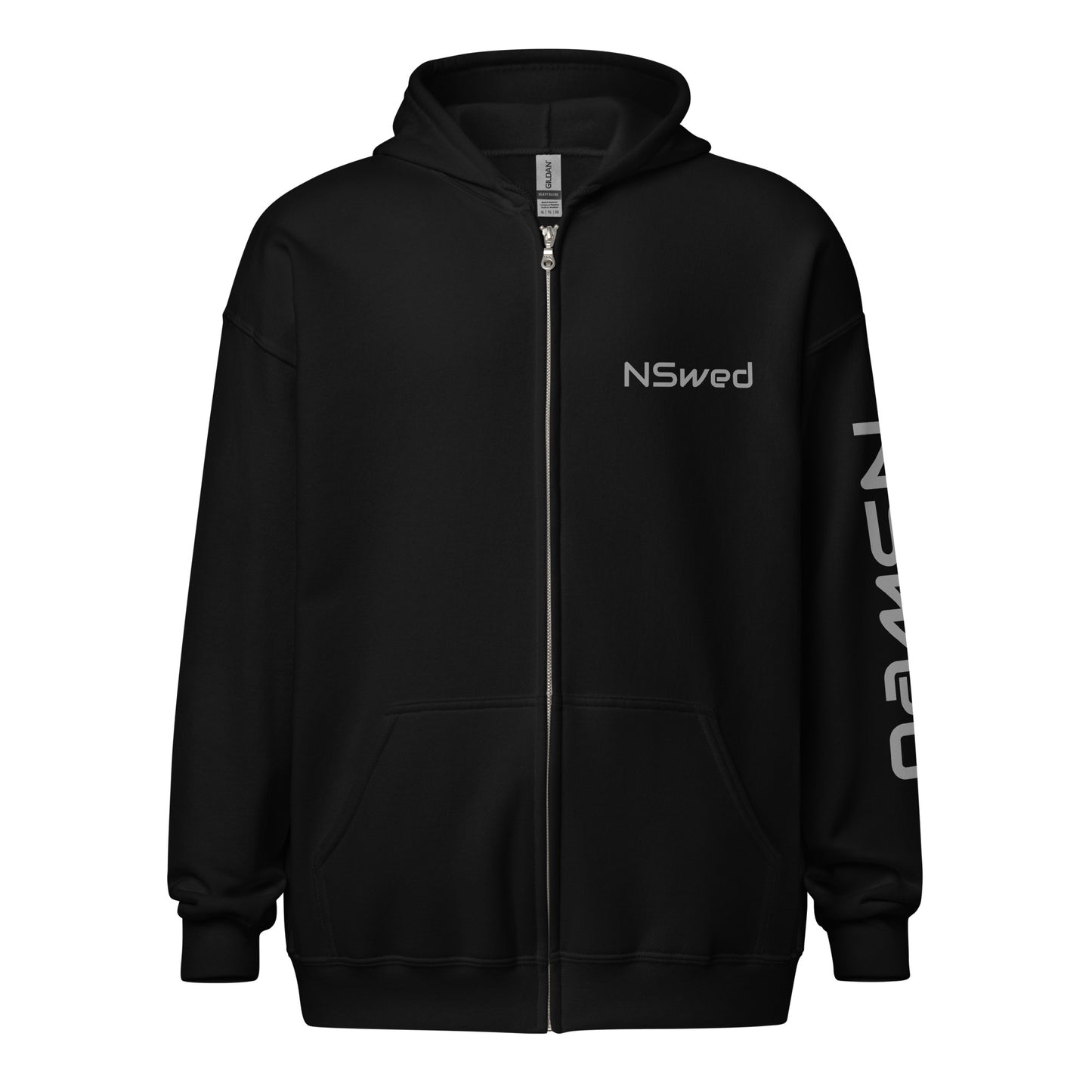 Hoodie med dragkedja unisex NSwed