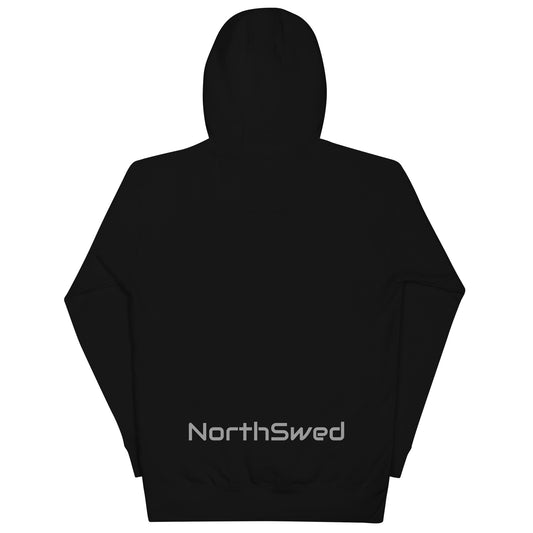 Hoodie Premium unisex med tryck bak